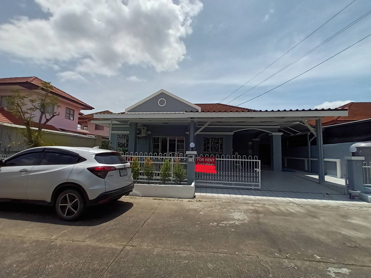 ให้เช่า บ้านเดี่ยว หางดง ธารดง ปาร์ควิว โครงการน่าอยู่ เดินทางสะดวก