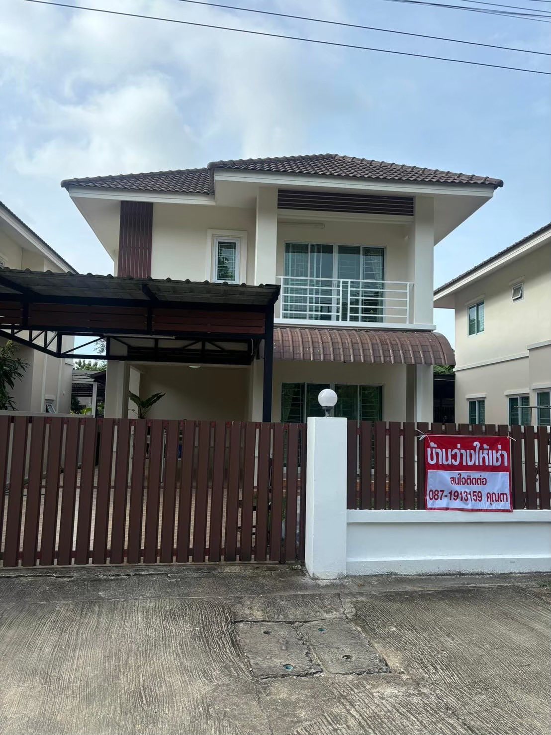 ให้เช่า บ้านเดี่ยว สารภี บ้านยวม โครงการน่าอยู่ เดินทางสะดวก